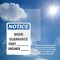 Signmission Door Clearance _ Feet _ Inches, 10 in W x Rectangle, Vinyl Decal OS-2PACK-NS-D-1014-V-11479 - alternate 2